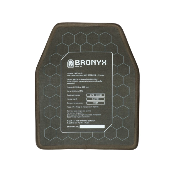 Бронеплита BRO-САР5W-М-SIC-В